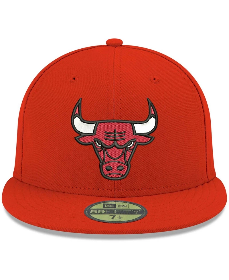 New Era Chicago Bulls Official Team Color 59FIFTY Fitted Cap