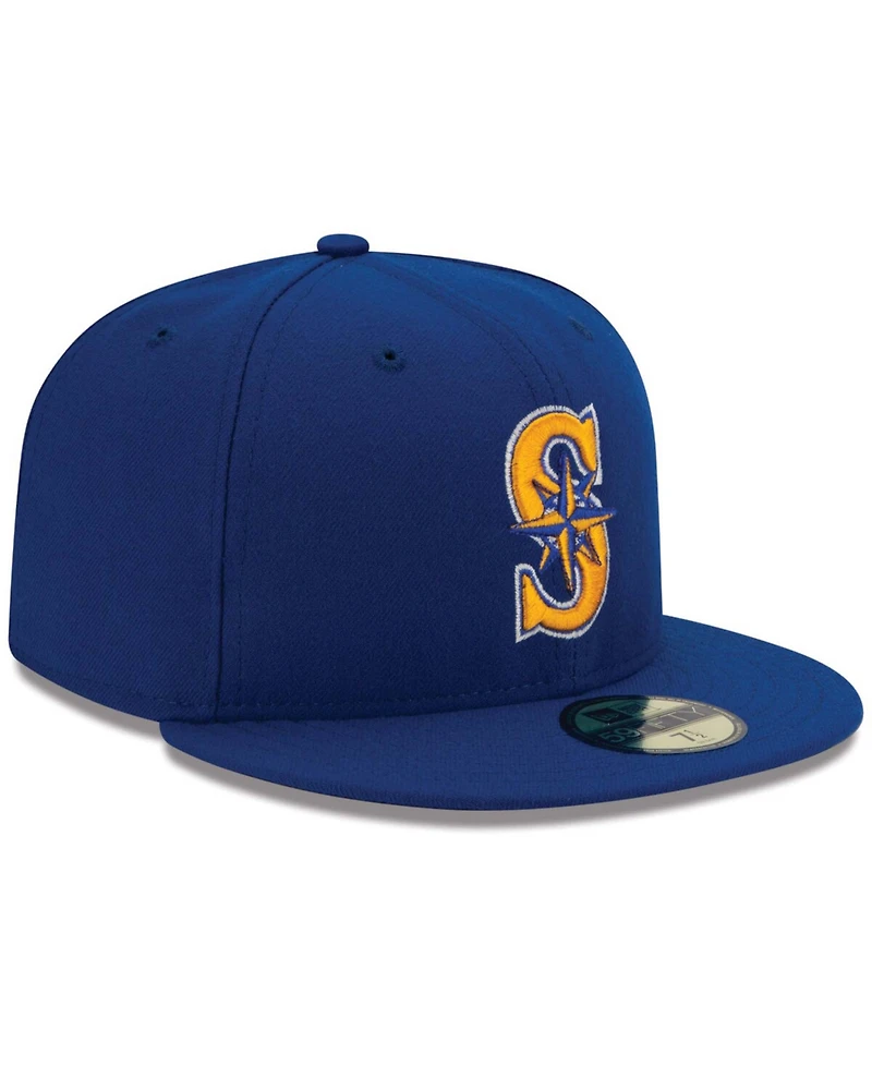 New Era Men's Seattle Mariners Alternate 2 Authentic On Field 59FIFTY Fitted Hat