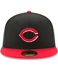 New Era Men's Cincinnati Reds Road Authentic Collection On-Field 59FIFTY Fitted Hat