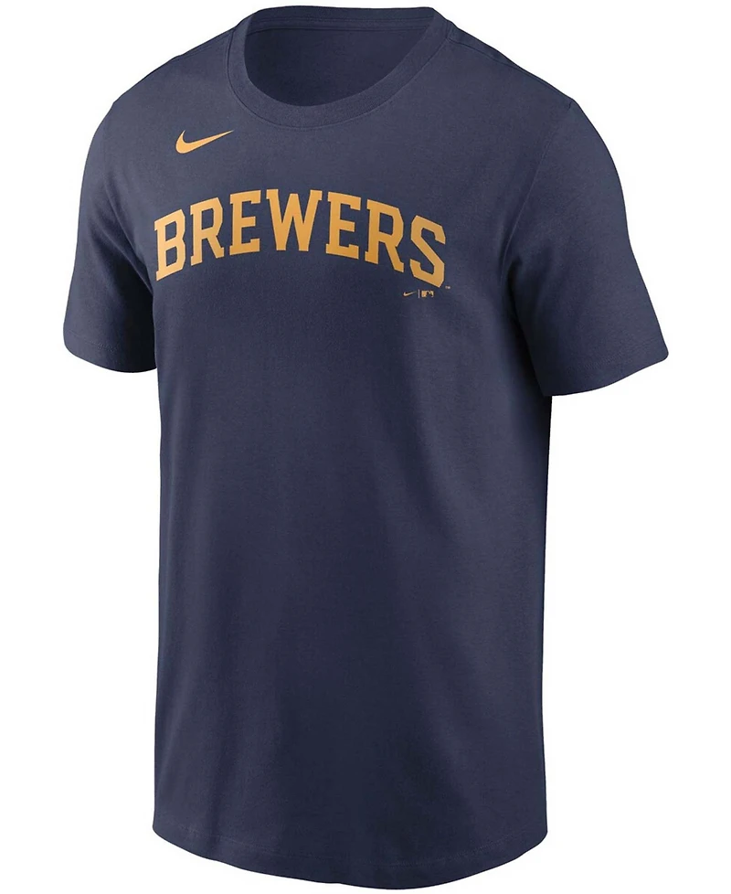 Nike Men's Milwaukee Brewers Name & Number T-Shirt - Christian Yelich