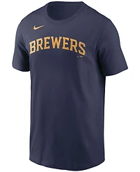 Nike Men's Milwaukee Brewers Name & Number T-Shirt - Christian Yelich