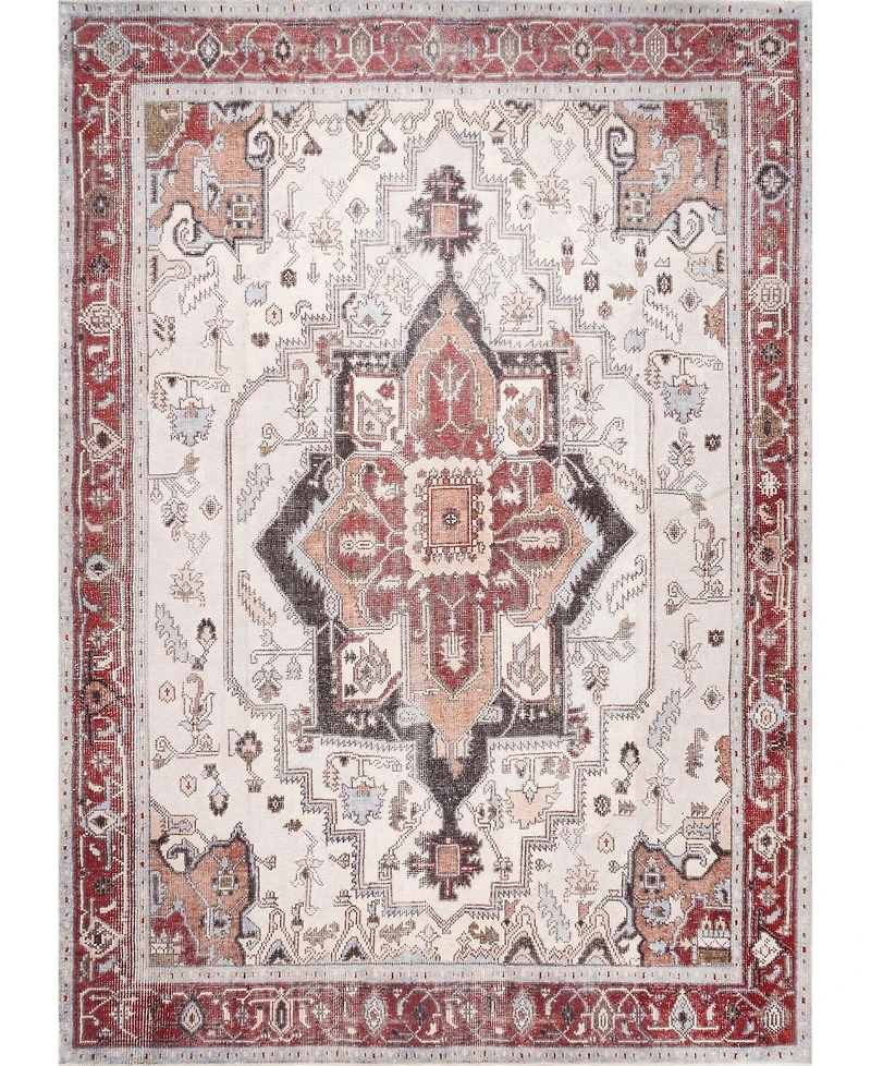 nuLoom Aurora HJAU10A Machine-Washable 5' x 8' Area Rug