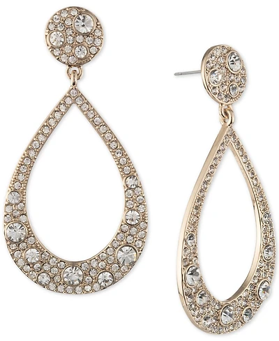 Givenchy Crystal Scatter Open Drop Earrings