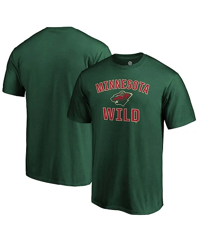 Men's Green Minnesota Wild Team Victory Arch T-shirt