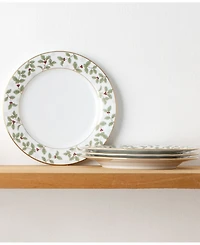 Holly Berry 8.25" Salad Plate, Set of 4