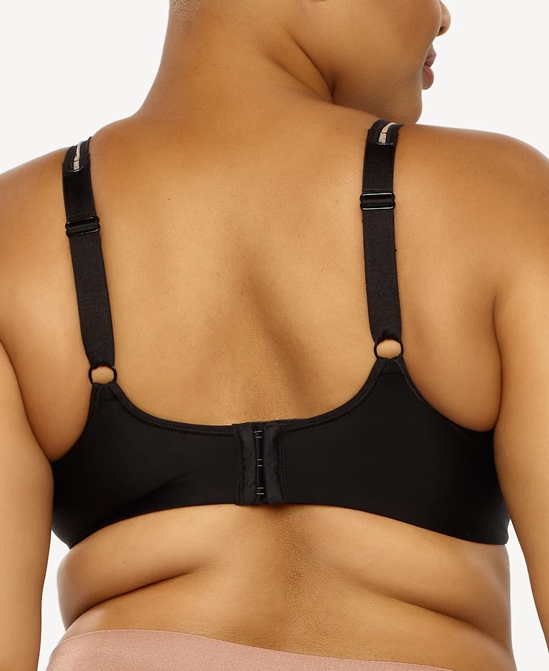 Plus Amaranth Cushioned Comfort Unlined Minimizer Underwire Bra
