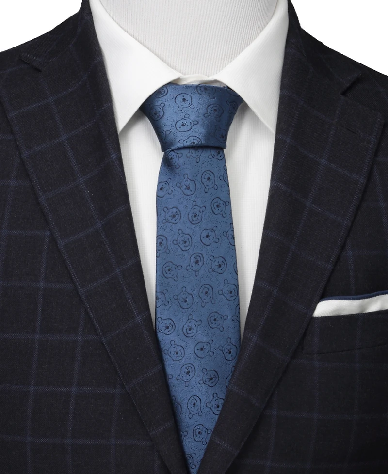 Disney Men's Winnie The Pooh Tonal Tie