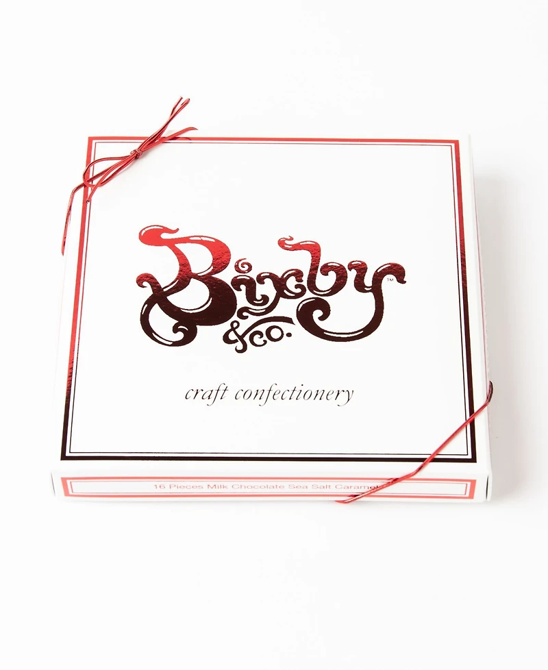 Bixby Chocolate Milk Chocolate Sea Salted Caramels Gift Box, 16 Piece