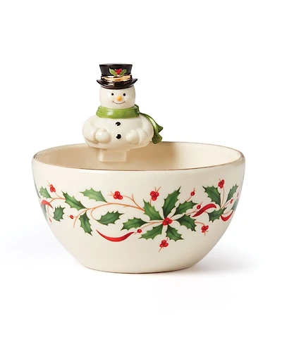 Holiday Snowman Bowl