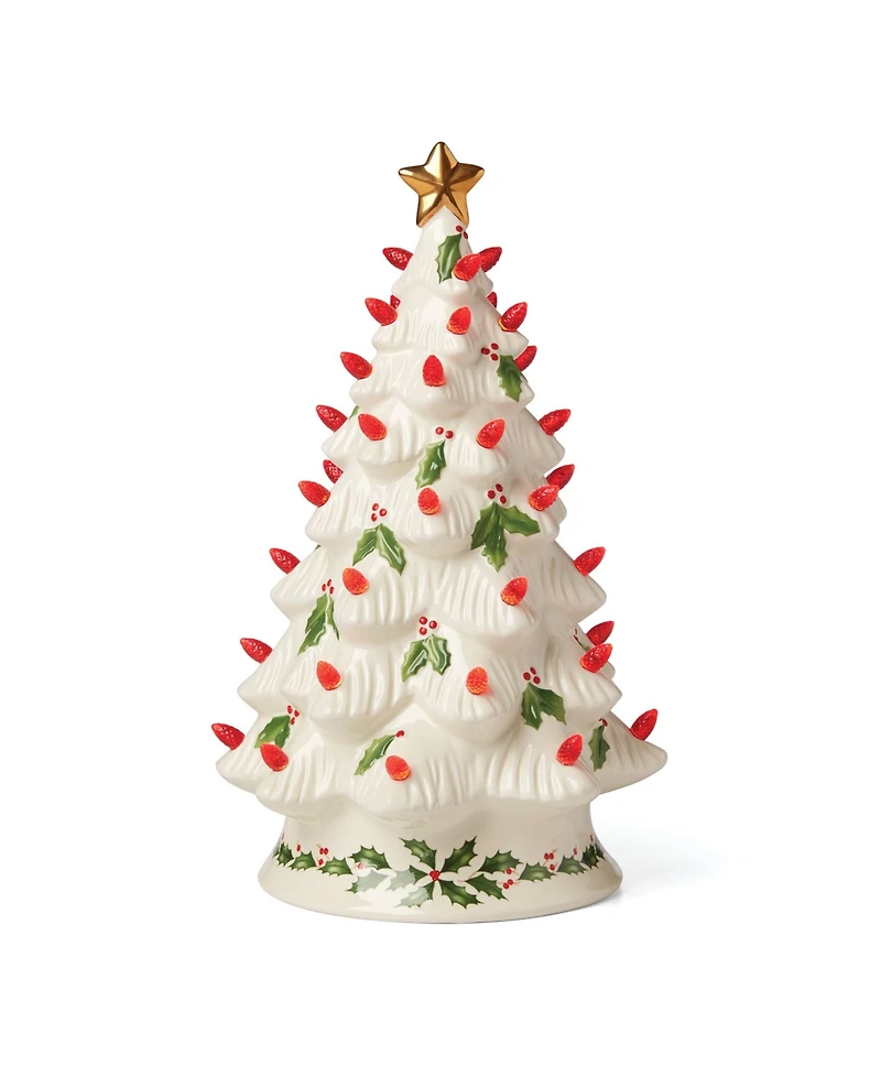 Treasured Traditions Holiday Light-Up Tree