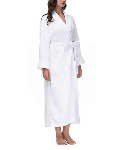 Ink+Ivy Women's Diamond Waffle Look Robe