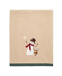 Avanti Friends Gather Holiday Cotton Bath Towel, 27" x 50"