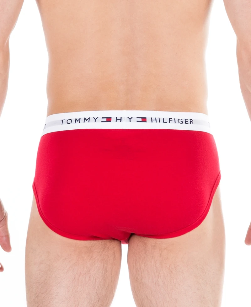 Tommy Hilfiger Men's 4-Pack Classic Cotton Moisture-Wicking Briefs