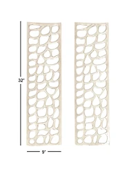 Aluminum Modern Abstract Wall Decor, Set of 2