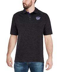 Men's Black Kansas State Wildcats Down Swing Polo
