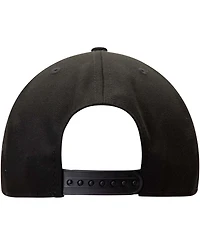Men's Black Colorado Rockies Black on Black 9FIFTY Team Snapback Adjustable Hat