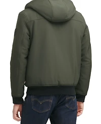 Levi's Men's Soft Shell Sherpa Lined Hooded Jacket