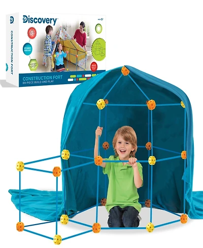 Discovery Kids Flexible Construction Fort, Set of 69
