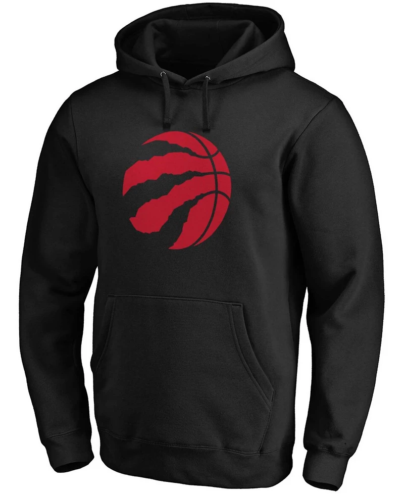 Men's Black Toronto Raptors Primary Team Logo Pullover Hoodie