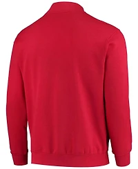 Men's Scarlet Nebraska Huskers Tortugas Logo Quarter-Zip Jacket