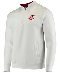Men's White Washington State Cougars Tortugas Logo Quarter-Zip Jacket