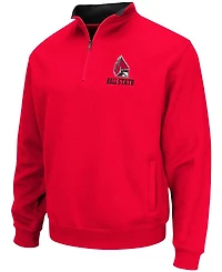 Men's Cardinal Ball State Cardinals Tortugas Logo Quarter-Zip Jacket