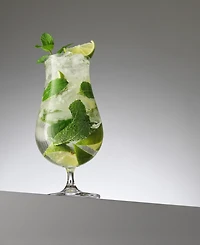 JoyJolt Terran Hurricane Cocktail Glasses, Set of 8