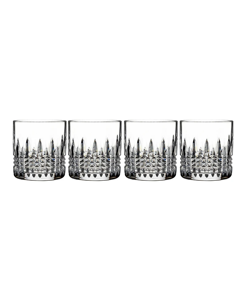 Waterford Connoisseur Lismore Diamond Straight Tumbler 6 oz, Set of 4