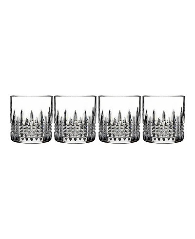 Waterford Connoisseur Lismore Diamond Straight Tumbler 6 oz, Set of 4