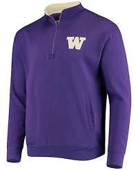 Men's Purple Washington Huskies Tortugas Logo Quarter-Zip Jacket