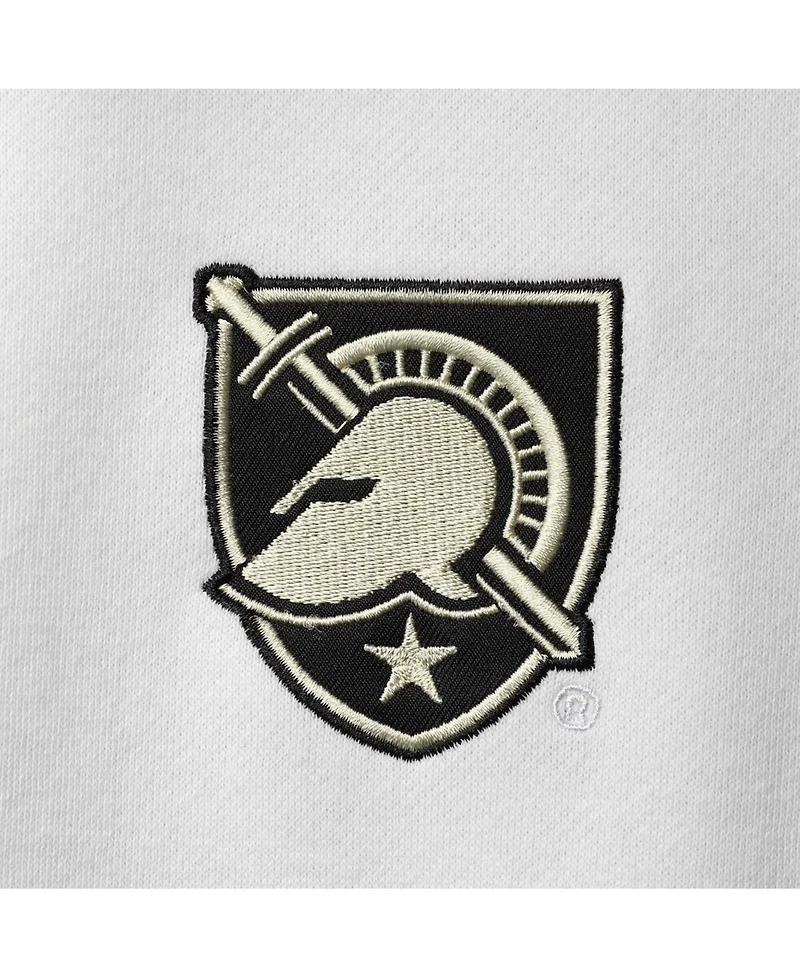 Men's White Army Black Knights Tortugas Logo Quarter-Zip Jacket