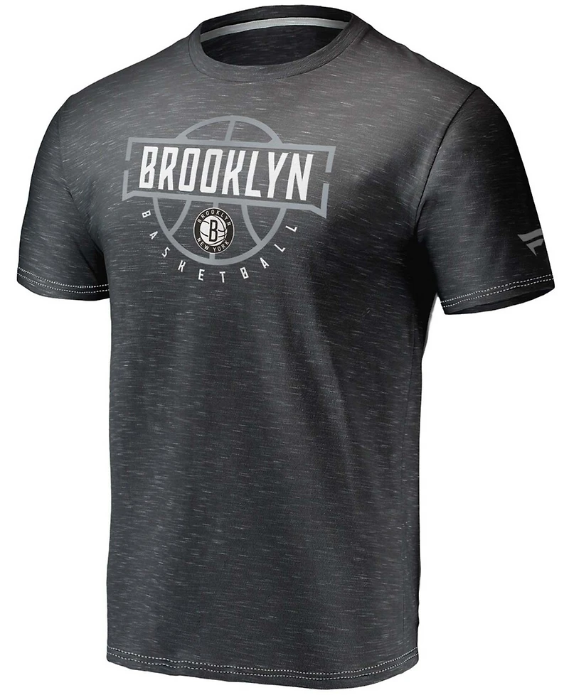 Men's Charcoal Brooklyn Nets Give-n-Go T-shirt