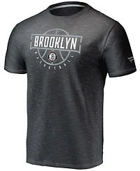 Men's Charcoal Brooklyn Nets Give-n-Go T-shirt