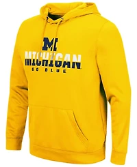 Men's Maize Michigan Wolverines Lantern Pullover Hoodie