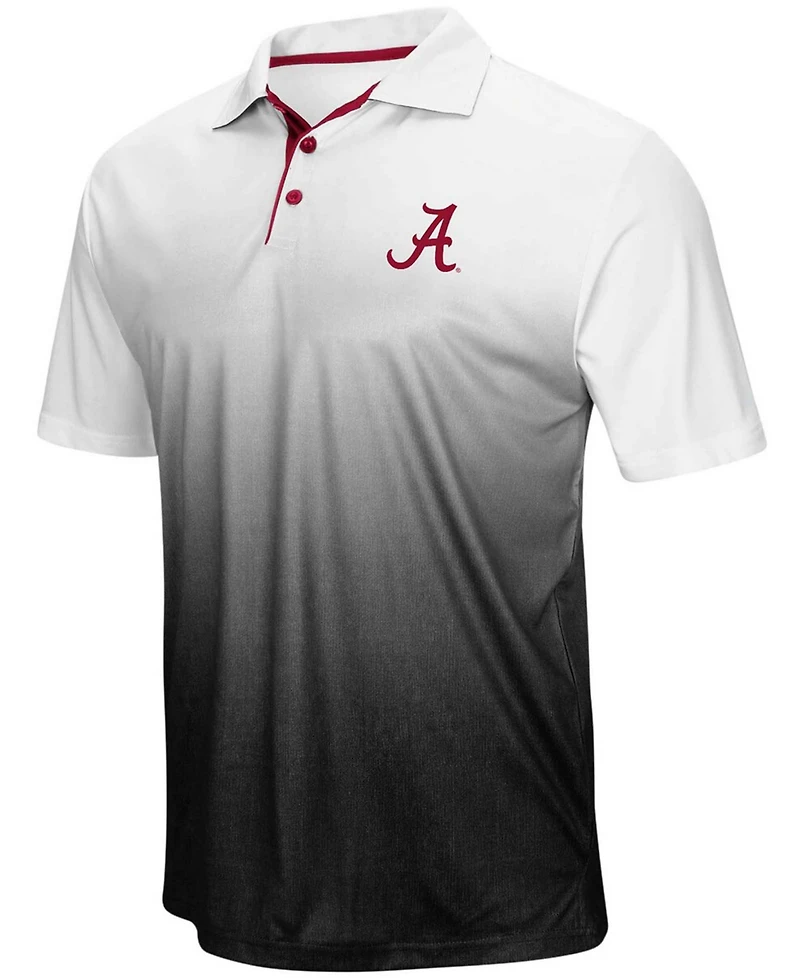 Men's Heather Gray Alabama Crimson Tide Magic Team Logo Polo Shirt
