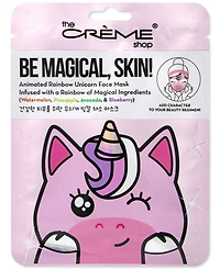 The Creme Shop Be Magical, Skin! Animated Rainbow Unicorn Face Mask