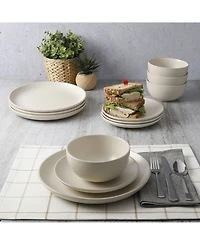 Gibson Home Rockaway 12-Piece Dinnerware Set, Service for 4
