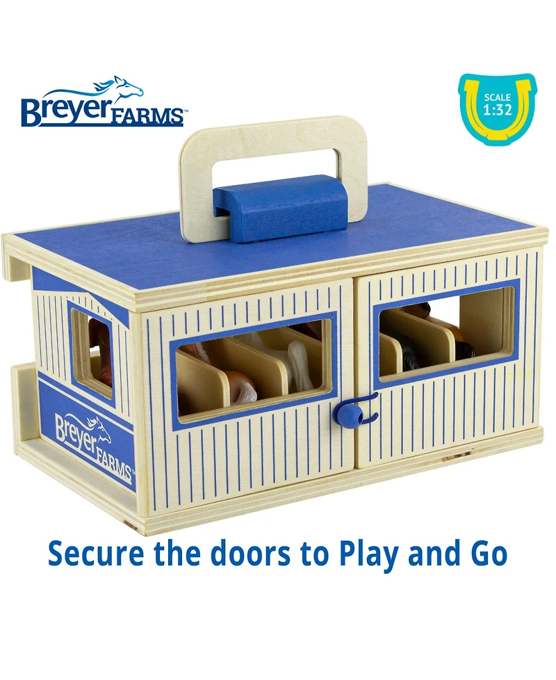 Breyer Horses Breyer Farms 1:32 Scale Stable Mate Play Set, 6 Piece