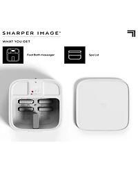 Sharper Image Spa Haven Foot Bath, Heated with Rollers and Lcd Display