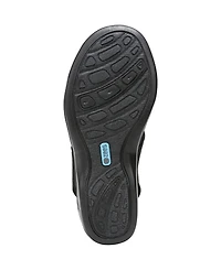 LifeStride Women's Double Up Washable Wedge Slingbacks