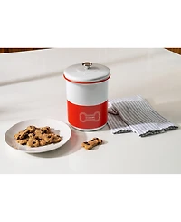Le Creuset 4.25 Quart Enamel on Steel Pet Treat Jar with Lid