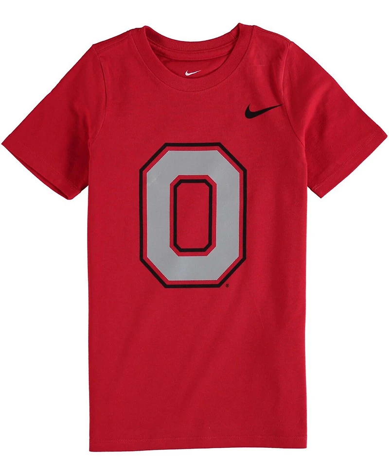 Toddler Boys and Girls Preschool Scarlet Ohio State Buckeyes Logo Performance T-shirt