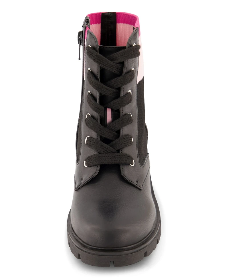 Dkny Little Girls Stassi Knit Moto Boots