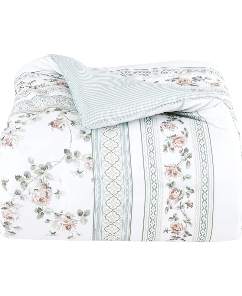 Royal Court Rialto Classic Floral 4-Pc. Comforter Set, Queen