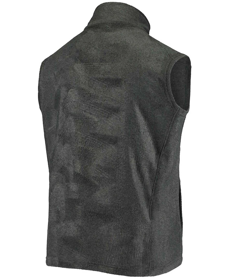 Men's Gray Tampa Bay Buccaneers Houston Fleece Full-Zip Vest