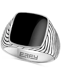 Effy Men's Onyx Ring Sterling Silver