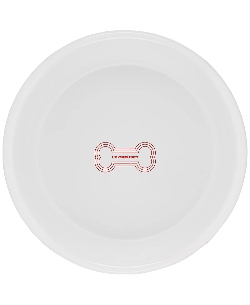 Le Creuset 6 Cup Enamel on Steel Pet Bowl with Skid Resistant Base