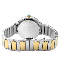 GV2 Women's Rome Two-Tone Stainless Steel and Ion Plating Swiss Quartz Bracelet Watch 36 mm