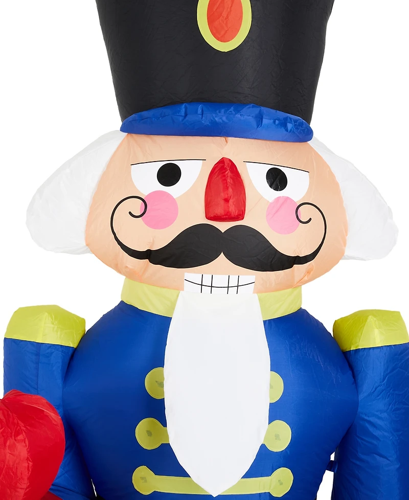 Glitzhome Lighted Inflatable Nutcracker Decor