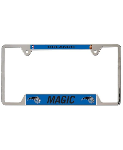 Multi Orlando Magic Primary Logo Metal License Plate Frame